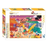 Puzzle BRAIN TREE Zalazak sunca na plaži 1000 dijelova