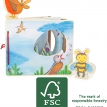 Drvena slikovnica s pčelicom SMALL FOOT