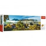 Panoramske puzzle Iznad jezera Schliersee 1000 dijelova