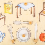 small foot drvene puzzle svakodnevni predmeti