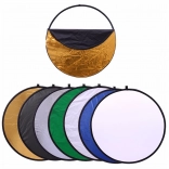 Sklopivi fotografski reflektor 7 u 1, okrugli 60 cm s difuzorom