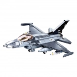 sluban model bricks lovac f-16 falcon set za slaganje 521 dijel