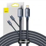 Kabel za brzo punjenje USB-C na Lightning Baseus 20W 2m crni