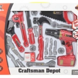 Veliki dječji set alata s baterijskom bušilicom