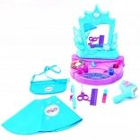 Dječji kozmetički stolić sa zrcalom i funkcionalnim fenom