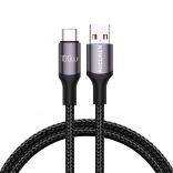 Brzopunjivi kabel Rocoren USB-A na USB-C Retro Series 2 m sivi