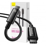 Kabel USB‑C na USB‑C BASEUS Tungsten Gold 240 W, 1 m, crni