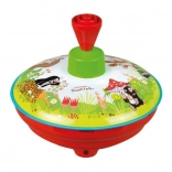 Vrteća čigra Krtica s metalnim/plastičnim dizajnom