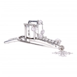 Dekorativna kopča za kosu sa srebrnim biserima