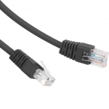 Mrežni patch kabel cat 6 UTP 5 m crni