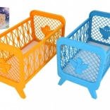 Plastični krevetić za lutke bez posteljine