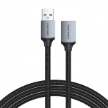 USB-A 3.0 kabel produžetak muški - ženski Vention CBLHI 3 m crni