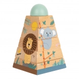 Drveni slagajući toranj Safari za djecu