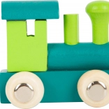 Zelena drvena lokomotiva SMALL FOOT