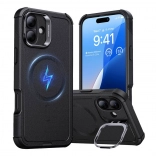 Futrola ESR Cyber Tough HaloLock sa stalkom za iPhone 16 Plus crna