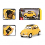 Bburago model automobila Fiat 500 F 1965 žuti 1:24