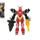 Plastična figurica robota 15 cm – akcijski borac, 4 boje