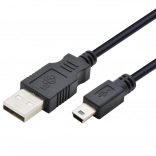 TB USB – Mini USB kabel 1 m, crni
