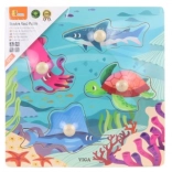 Drvene gumbić puzzle Morska životinja Viga