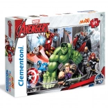 Puzzle CLEMENTONI Avengers Spremni za borbu MAXI 104 dijelova