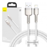 USB kabel Lightning Baseus Cafule 2,4A 1m bijeli