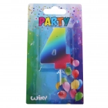 Party svijeća broj 4, dugina