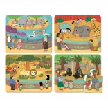 Vilac Drvene Puzzle Zoo