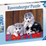 Ravensburger puzzle štenad husky 200 komada