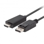 kabel displayport na hdmi 5 m crni