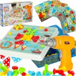 Kreativni građevni set s bušilicom u koferu, 261 dijel