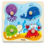 Drvena slagalica za umetanje more