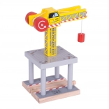 Velika drvena dizalica Bigjigs Rail