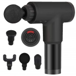 Masažna pištolja za dubinsku masažu mišića, 6 brzina i 4 nastavka