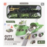 Avion s rasklapanjem garažom i vojnim autićima