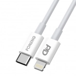 USB‑C na Lightning kabel FONENG X31 2 m 3 A 20 W bijeli