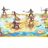 Figurice Indijanaca s mapom