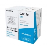 Lanberg mrežni kabel UTP Kat.5E 305m sivi Fluke prošao testom