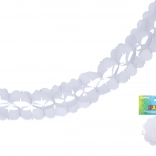 Papirnata bijela girlanda 3,6 m