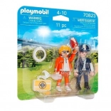 Playmobil Duo Pack Hitni Liječnik i Policajka
