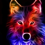 Dijamantno slikanje Vučji privid 30 × 40 cm