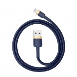 BASEUS cafule lightning kabel USB-A – Lightning 2 m, 1,5 A, zlatna/tamno plava