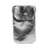 Metalizirana torbica za mobitel s ramenim remenom i stražnjim džepom