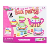 Bojanje keramičkog čajnog seta za djecu