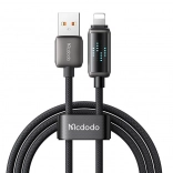 USB-A na Lightning kabel Mcdodo s LED zaslonom 1,2 m