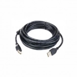 Produžni kabel USB 2.0 AM–AF 1,8 m s feritnim filtrom, crni