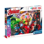 Briljantne puzzle Marvel: Avengers 104 dijelova