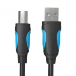 USB 2.0 A kabel za pisač USB-B Vention VAS-A16-B100 1 m crni