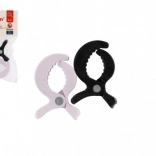 Klipse za kolica crno-bijele 2 kom