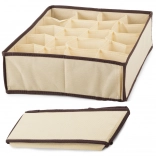 Bež organizator za donje rublje i čarape s 20 pretinaca