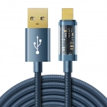 podatkovni kabel usb‑a na lightning 2,4 a 2 m joyroom plavi